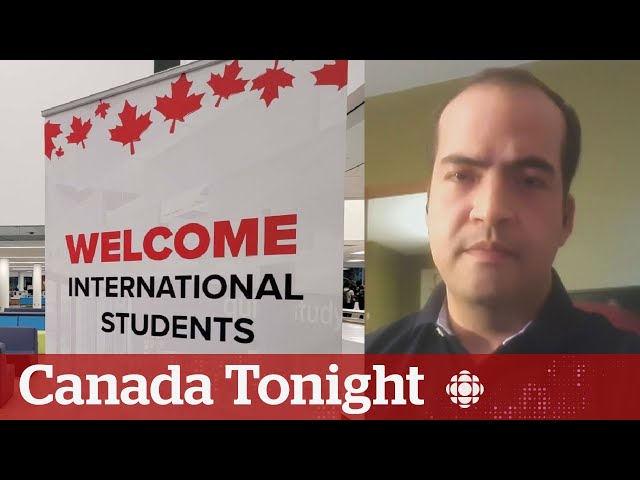 ⁣International student worries work hours cap could send him to food banks | Canada Tonight