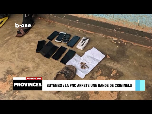 ⁣BUTEMBO : la PNC arrête une bande de criminels