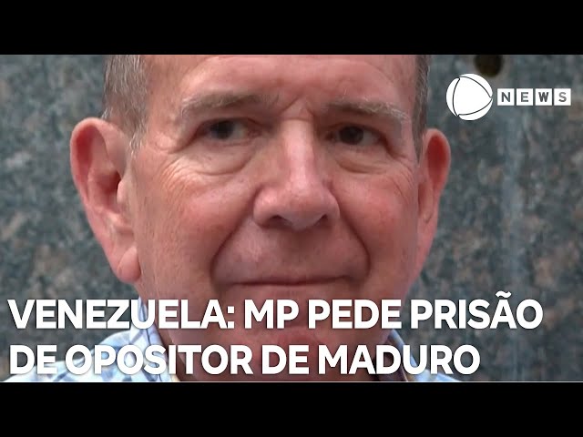 Justiça da Venezuela acata pedido do MP e pede prisão de Edmundo González, opositor de Maduro