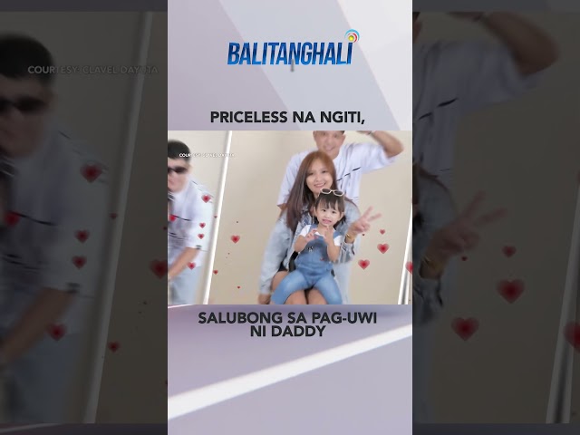 ⁣Baby, abot-tainga na ngiti palagi ang salubong sa amang galing sa trabaho #shorts | Balitanghali