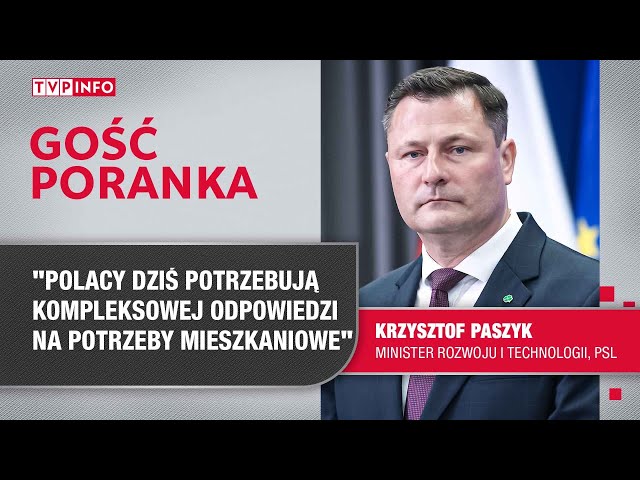 Paszek: Nowy program ma na celu zbić wysokość oprocentowania kredytów mieszkaniowych | PYTANIE DNIA