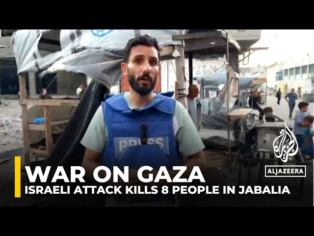 ⁣War on Gaza: Israel kills 8 in attack on people buying bread in Jabalia refugee camp