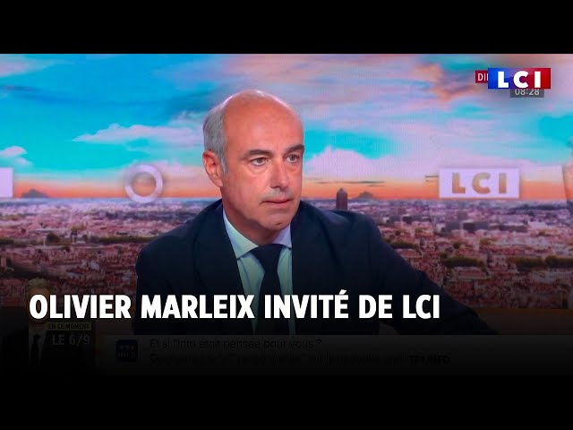 ⁣"Le point d'équilibre de notre pays, il est à droite" : Olivier Marleix invité de LCI