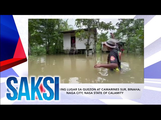 ⁣SAKSI Recap: Maraming lugar sa Quezon at Camarines Sur, binaha (Originally aired on Sept. 2, 2024 )