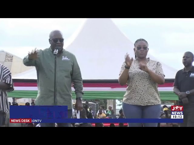 ⁣Campaign Tour: Mahama promises ultra-modern market for Kintampo during Bono East tour | News Desk