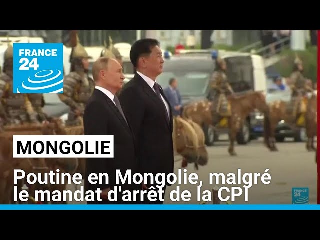 ⁣Poutine en Mongolie, malgré le mandat d'arrêt de la CPI • FRANCE 24