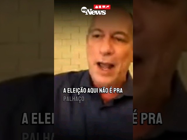 ⁣"ELE É POLITIQUEIRO E A ELEIÇÃO NÃO É PRA PALHAÇO", DIZ CIRO GOMES SOBRE DEBATE #shorts #c