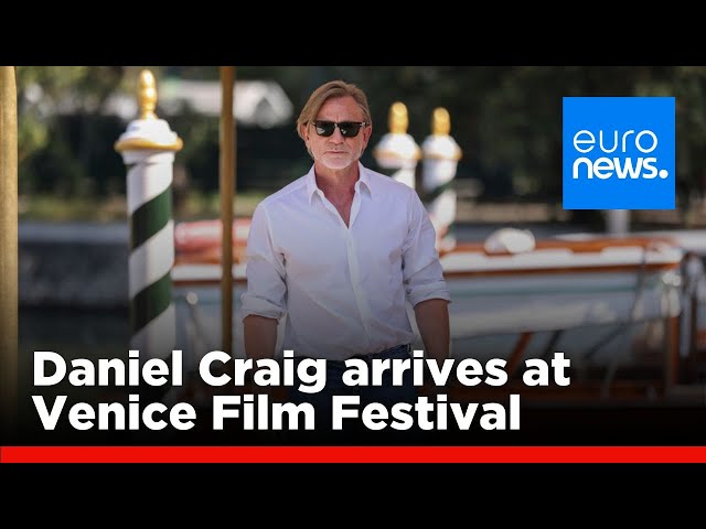 ⁣ LIVE - Daniel Craig arrives at Venice Film Festival | euronews 