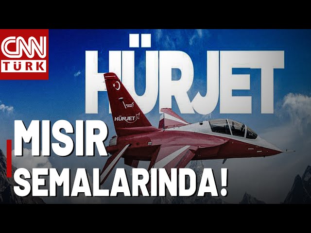 Yerli Milli Savaş Uçağı HÜRJET Akdeniz'i Aştı, Mısır'a Ulaştı!