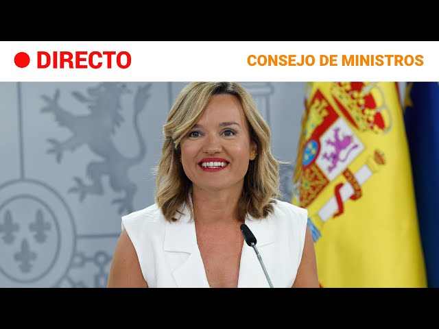 ⁣CONSEJO MINISTROS  EN DIRECTO: RUEDA de PRENSA tras la REUNIÓN DEL GOBIERNO (03/09/2024) | RTVE