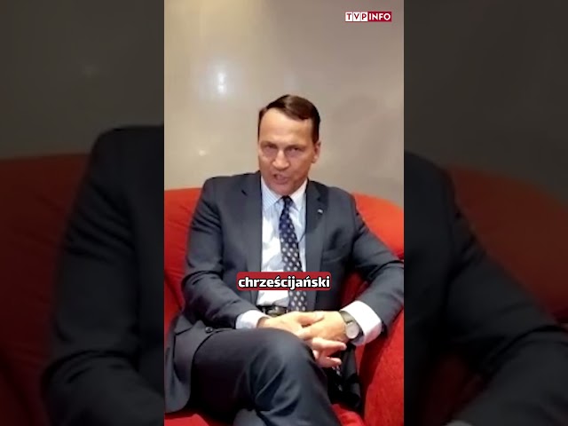 ⁣Sikorski o Wołyniu: będzie okazja, by przypomnieć Ukrainie o jej chrześcijańskim obowiązku #shorts