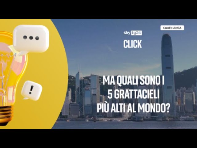 ⁣Quali sono i 5 grattacieli più alti al mondo?