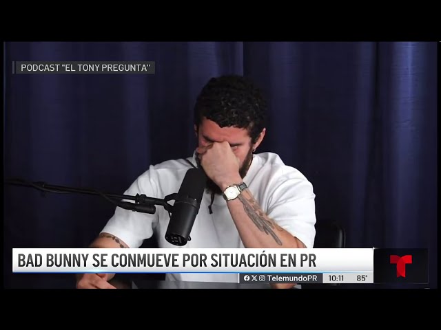 ⁣Bad Bunny expresa preocupación por situación en Puerto Rico