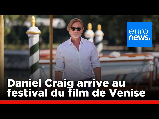 ⁣ EN DIRECT - Daniel Craig arrive au festival du film de Venise | euronews 