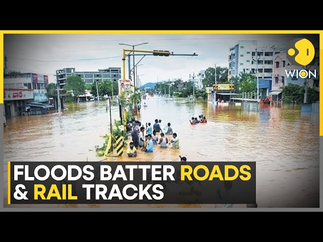 ⁣Telangana, Andhra Pradesh floods: Chief Ministers of states step up efforts to tackle situation