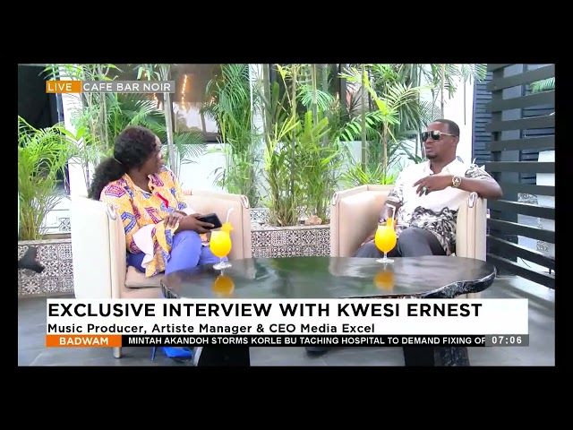 ⁣Exclusive interview with Kwesi Ernest: Music producer, artiste manager - Badwam Ahosepe on Adom TV