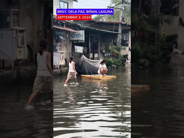 ⁣Sitwasyon sa Biñan, Laguna | Bagyong Enteng Special Coverage