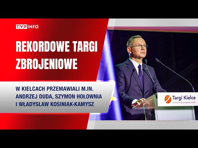 ⁣Rekordowe targi zbrojeniowe. Andrzej Duda: trzecia wojna światowa nam nie grozi