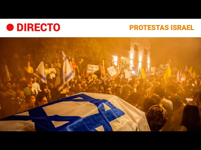 ⁣ISRAEL-GAZA  EN DIRECTO: PROTESTAS en TEL AVIV contra NETANYAHU por un ALTO el FUEGO | RTVE