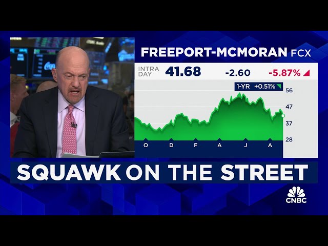 ⁣Cramer’s Stop Trading: Freeport-McMoRan