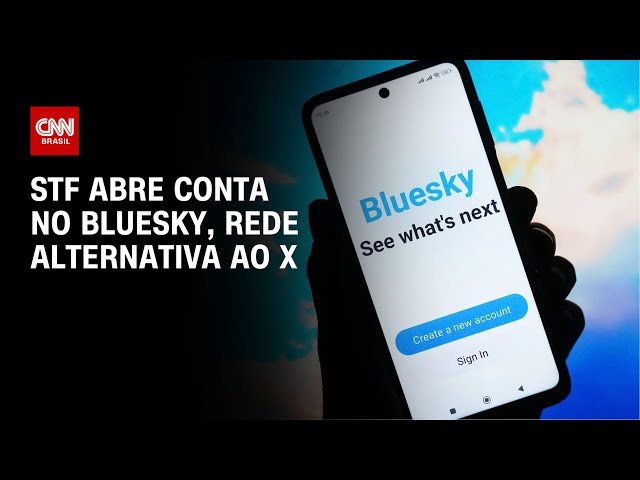 ⁣STF abre conta no Bluesky, rede alternativa ao X | LIVE CNN