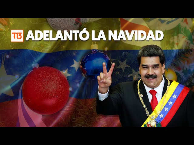 ⁣Insólito: Nicolás Maduro anuncia que "adelantará" la Navidad en Venezuela