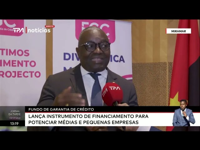 ⁣Fundo de garantia de crédito - Lança instrumento de financiamento para potenciar médias e pequena