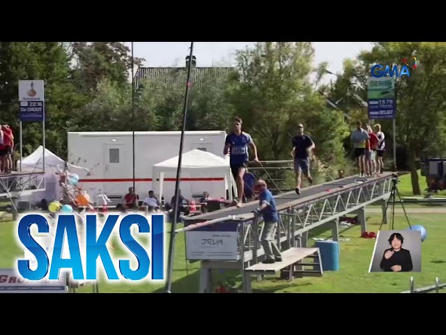 ⁣Pole vaulting, may canal version sa Netherlands | Saksi