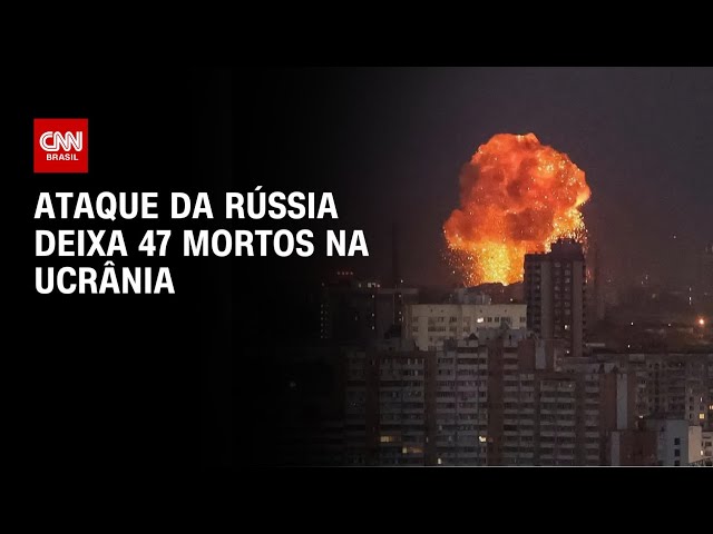 Ataque da Rússia deixa 47 mortos na Ucrânia | LIVE CNN