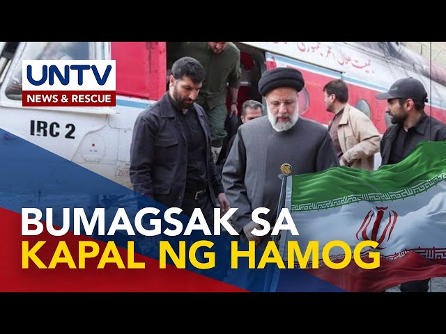 ⁣Chopper na may lulan kay Iranian Pres. Raisi, bumagsak dahil sa masamang panahon – report