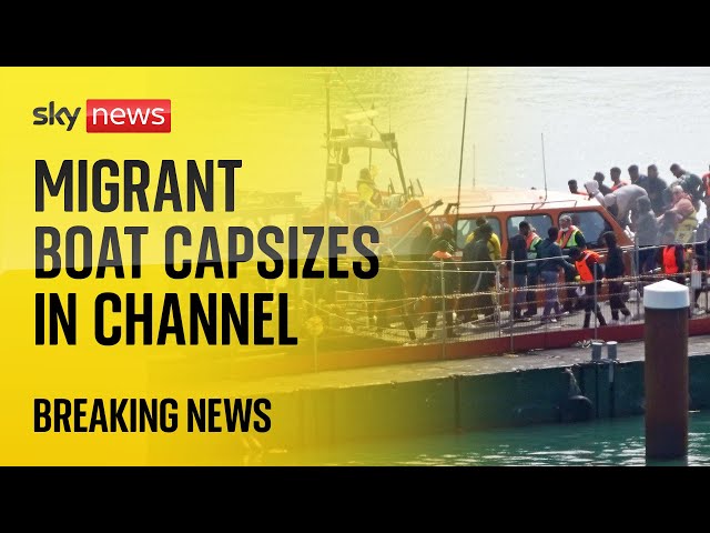 ⁣Watch live: Major rescue operation underway in the English Channel