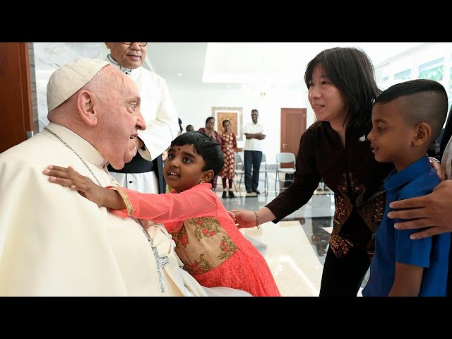 ⁣Pope Francis arrives in Indonesia for historic trip