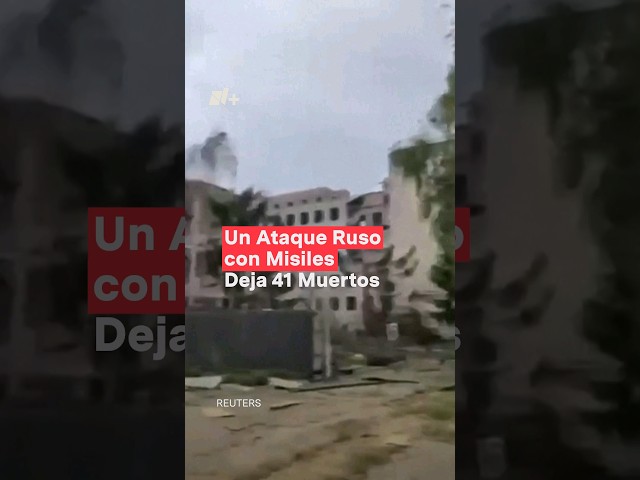 ⁣Ataque ruso con misiles deja 41 muertos en Poltava, Ucrania #nmas #shorts #ucrania