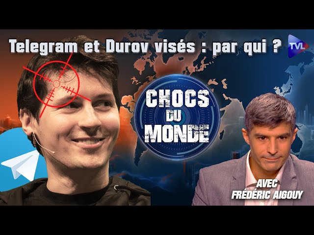 ⁣La messagerie cryptée Telegram mise au pas ? - Chocs du monde avec Frédéric Aigouy - TVL