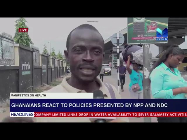 ⁣Ghanaians react to policies presented by NDC and NPP