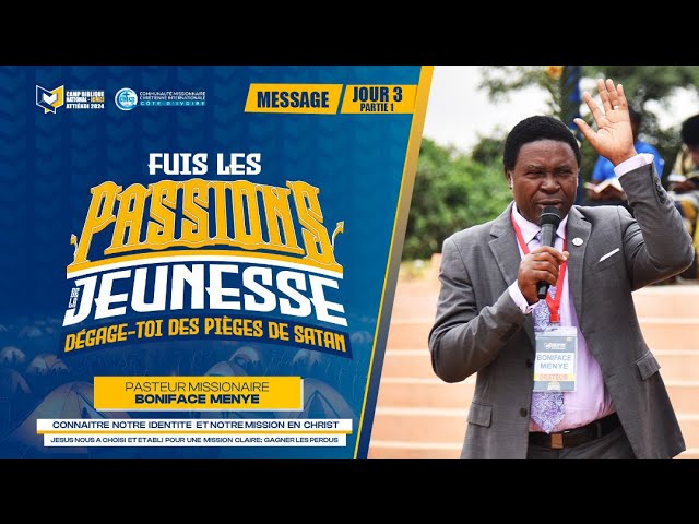 ⁣CBN 2024 -  MESSAGE 2 (PARTIE 1) - FUIS LES PASSIONS DE LA JEUNESSE, DEGAGE-TOI DES PIEGES DE SATAN