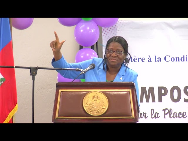 ⁣Bati Ayiti / Senpozyòm nasyonal sou plas fanm yo nan tranzisyon an (2 Part)