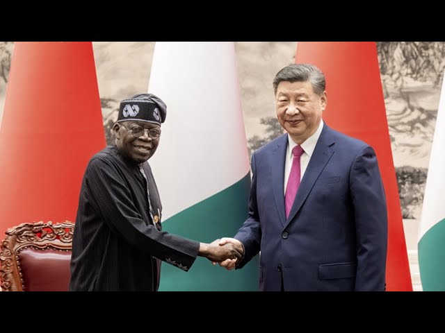 ⁣Chinese, Nigerian presidents announce elevation of bilateral ties