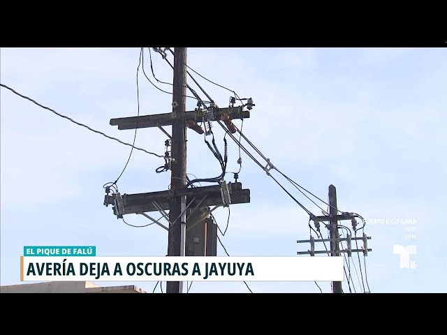 ⁣Avería en línea de transmisión habría dejado a Jayuya sin energía eléctrica