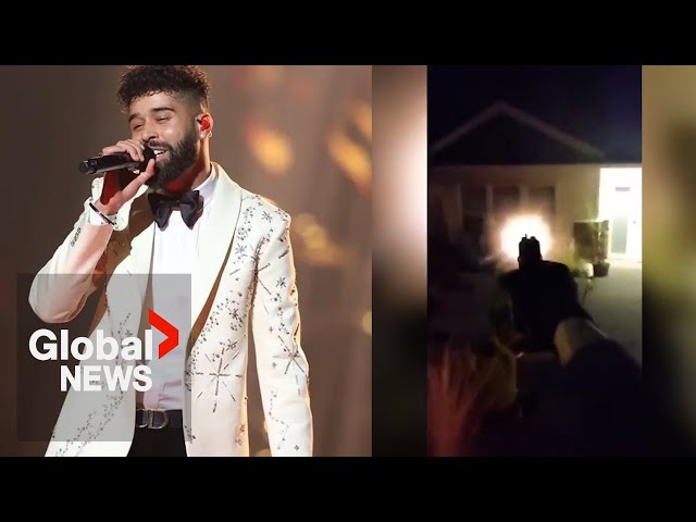 ⁣Gunman films attack on musician AP Dhillon's Vancouver Island home