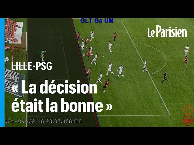 ⁣Lille-PSG (1-3) : la vidéo qui prouve que Tiago Santos était bien hors-jeu sur son but refusé