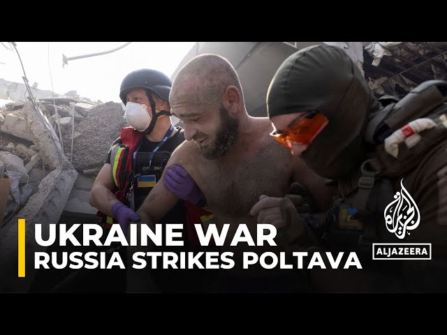 ⁣Russia strikes military institute and hospital in central Ukraine’s Poltava city