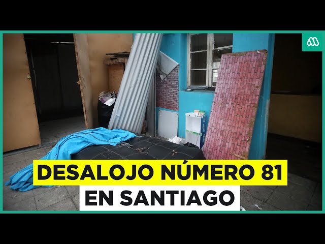 Estaba tomada desde 2018: Desalojan casa número 81 por denuncias de venta de droga en Santiago