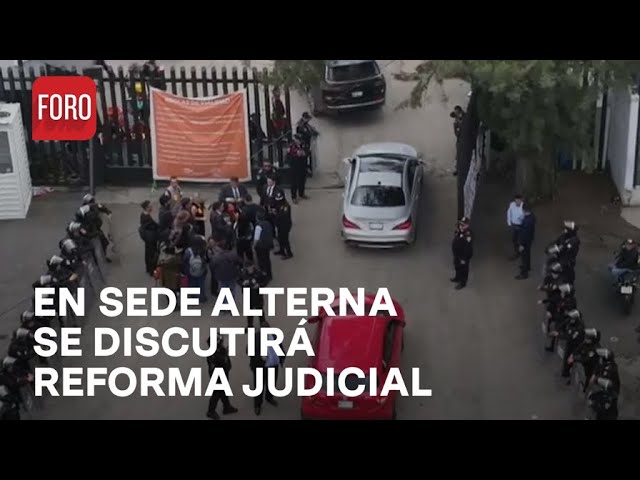 ⁣Diputados llegan a sede alterna para discutir Reforma Judicial, CDMX - Paralelo 23