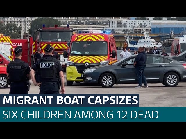 ⁣At least 12 migrants dead after boat capsizes in English Channel, French officials say | ITV News