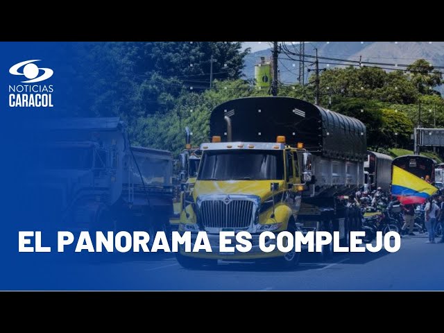 ⁣Continúa el paro de camioneros en el país. Este es el panorama