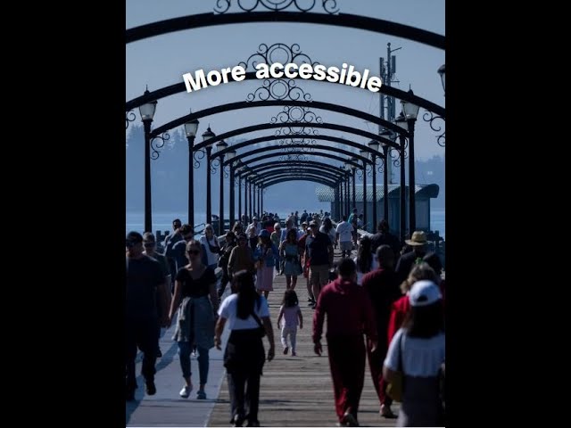 ⁣B.C.’s White Rock Pier introduces accessible facilities