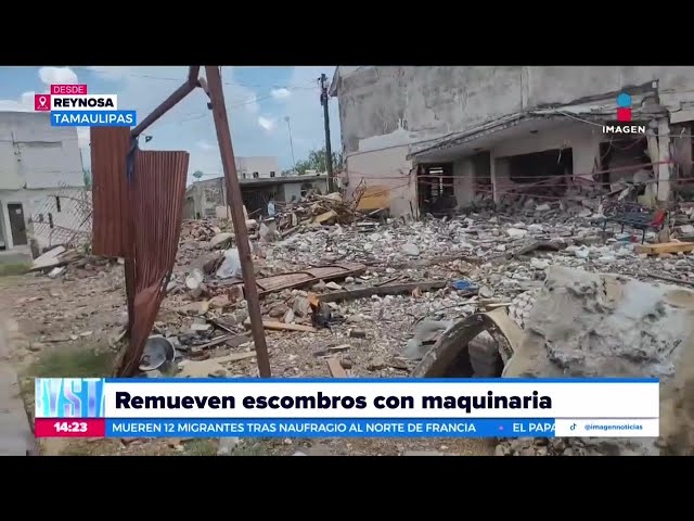 ⁣Explosión en Reynosa, Tamaulipas, deja a dos personas sin vida | Noticias con Crystal Mendivil