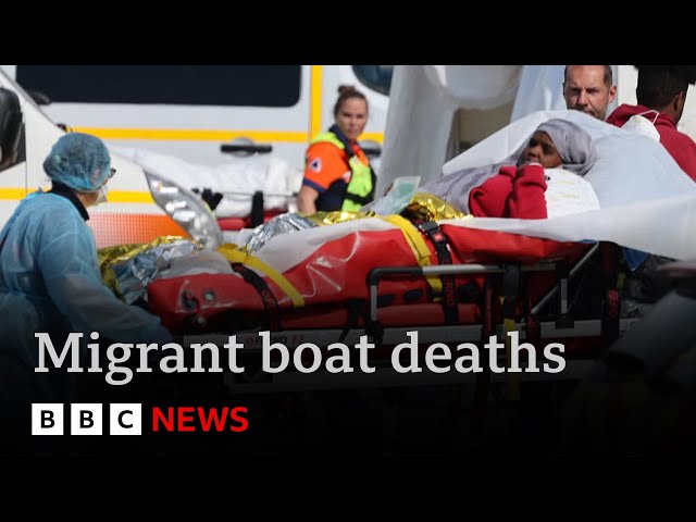 ⁣Six children and pregnant woman among 12 dead as boat sinks in English channel | BBC News