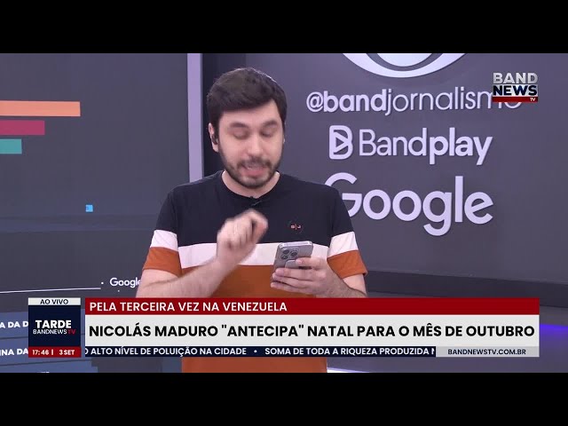 ⁣Natal em Outubro? Decreto de Maduro na Venezuela eleva interesse de brasileiros no Google